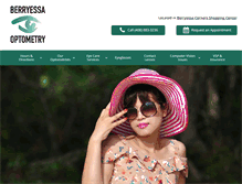 Tablet Screenshot of berryessaoptometry.com